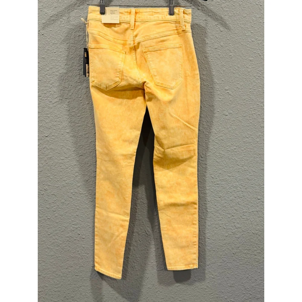 Universal Thread High-Rise Curvy Skinny Jeans | Women’s Size 2/26R | Orange Acid - Picture 2 of 7